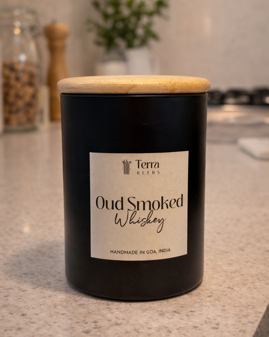 Oud Smoked Whiskey Wax Candle